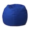 Flash Furniture Bean Bag Chair, Blue Back, 30 in W 30" L 18" H DG-BEAN-SMALL-SOLID-ROYBL-GG - alternate 1